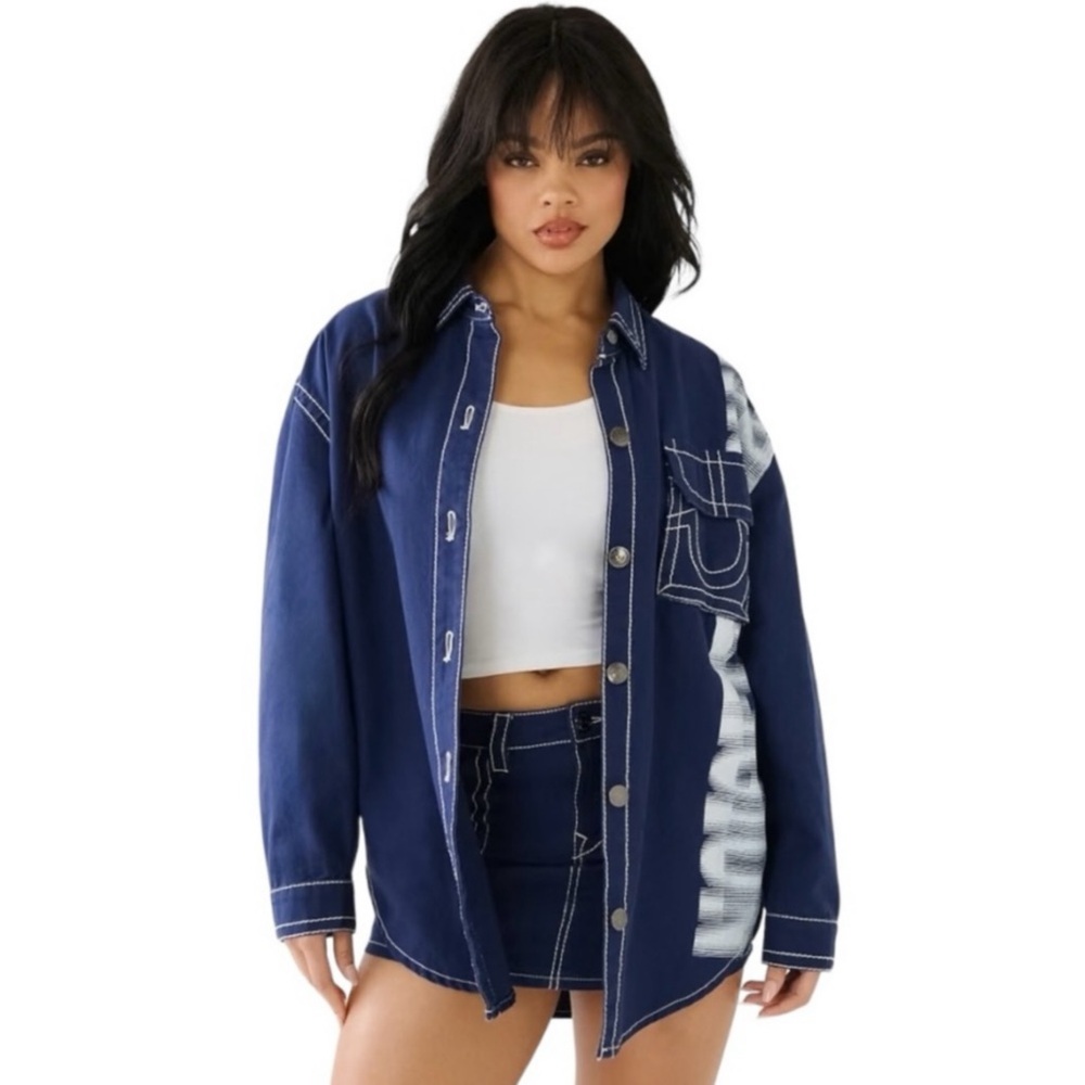 True Religion Big T Shacket
Size 2XL - Picture 2 of 6